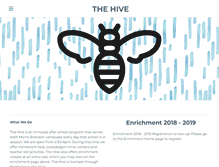 Tablet Screenshot of mbthehive.com